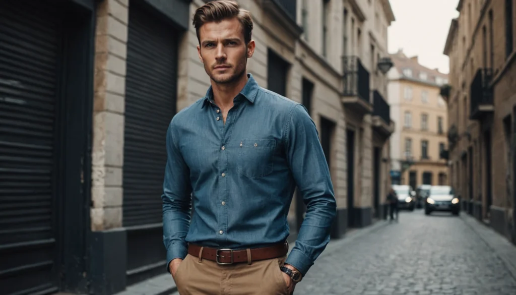 comment porter la chemise en jean